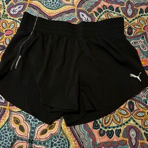 NWT Puma Ignite 3” Short in black w/ reflective detail, size L